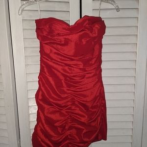 Red Cocktail Dress Jessica McClintock Size 8